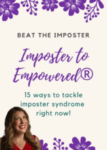 15 ways to tackle imposter syndrome right now
